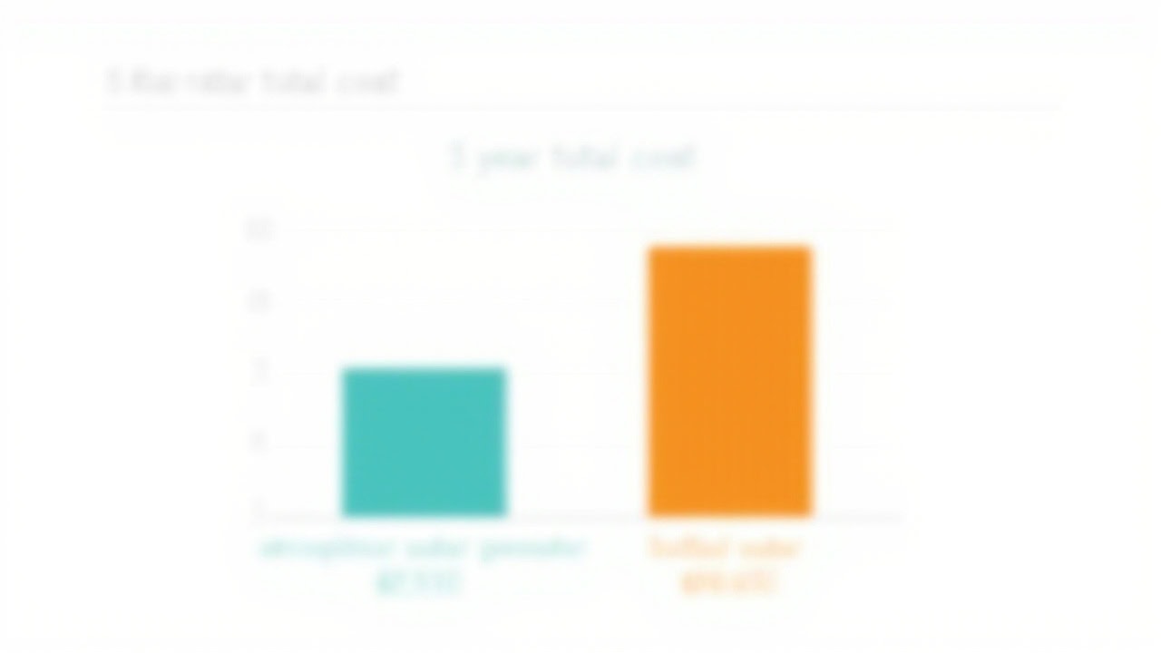 Atmospheric water generator versus bottled water: five-year total cost of ownership